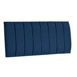 Cabecero Flotante Orvieto Sencilla 100 cm Azul Tela Resistente - Camas y Cabeceros | Bylmo