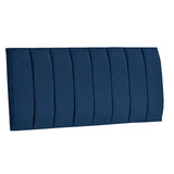 Cabecero Flotante Orvieto Doble 140 cm Azul Tela Resistente - Camas y Cabeceros | Bylmo