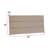Cabecero Flotante Portofino Queen 160 cm Beige Tela Resistente - Camas y Cabeceros | Bylmo