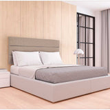Cabecero Flotante Portofino Queen 160 cm Beige Tela Resistente - Camas y Cabeceros | Bylmo