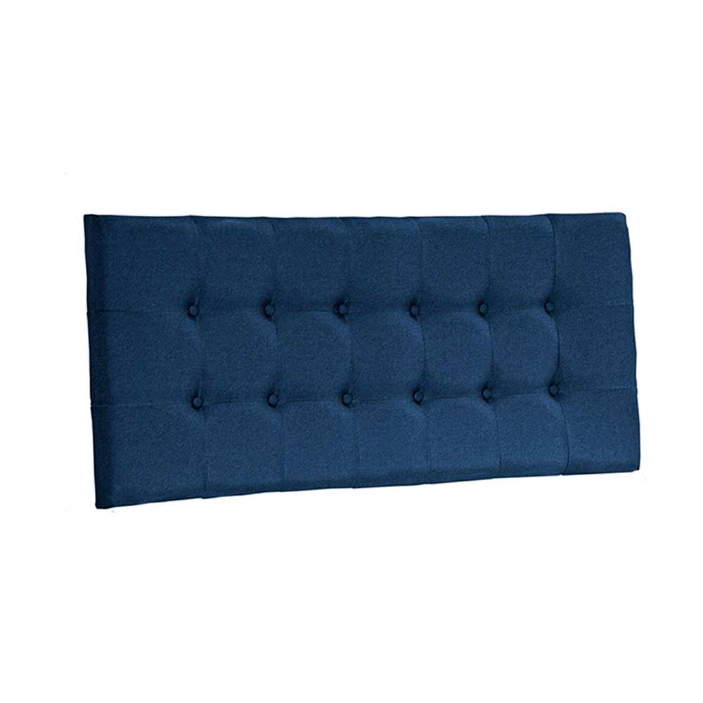 Cabecero Flotante Varena Sencilla 100 cm Azul Tela Resistente - Camas y Cabeceros | Bylmo