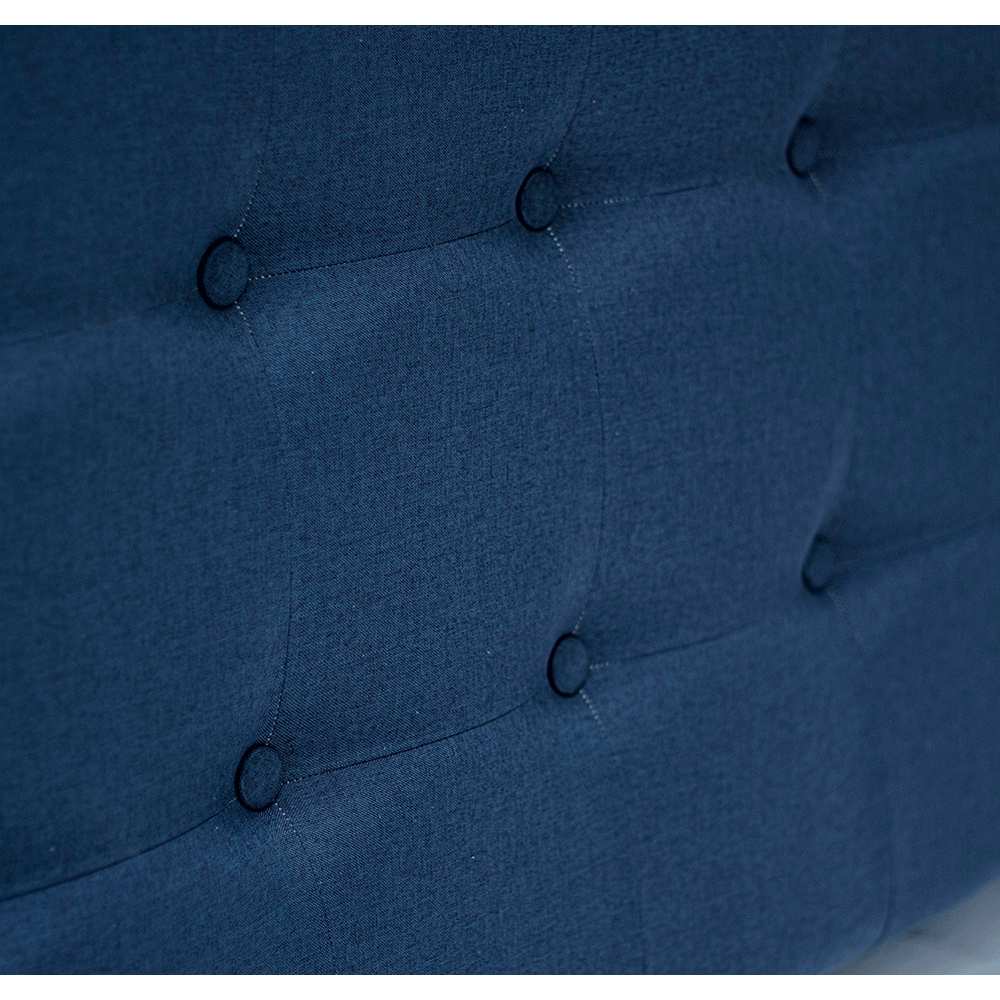 Cabecero Flotante Varena Sencilla 100 cm Azul Tela Resistente - Camas y Cabeceros | Bylmo