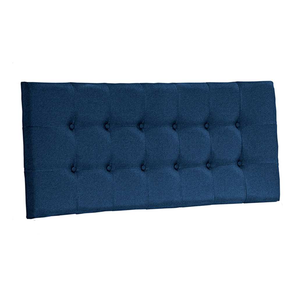 Cabecero Flotante Varena Queen 160 cm Azul Tela Resistente - Camas y Cabeceros | Bylmo