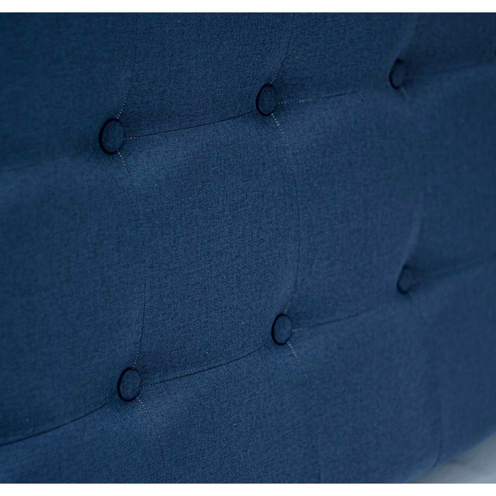 Cabecero Flotante Varena Queen 160 cm Azul Tela Resistente - Camas y Cabeceros | Bylmo