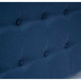 Cabecero Flotante Varena Queen 160 cm Azul Tela Resistente - Camas y Cabeceros | Bylmo