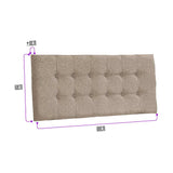 Cabecero Flotante Varena Sencilla 100 cm Beige Tela Resistente - Camas y Cabeceros | Bylmo