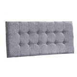 Cabecero Flotante Varena Semidoble 120 cm Gris Tela Resistente - Camas y Cabeceros | Bylmo