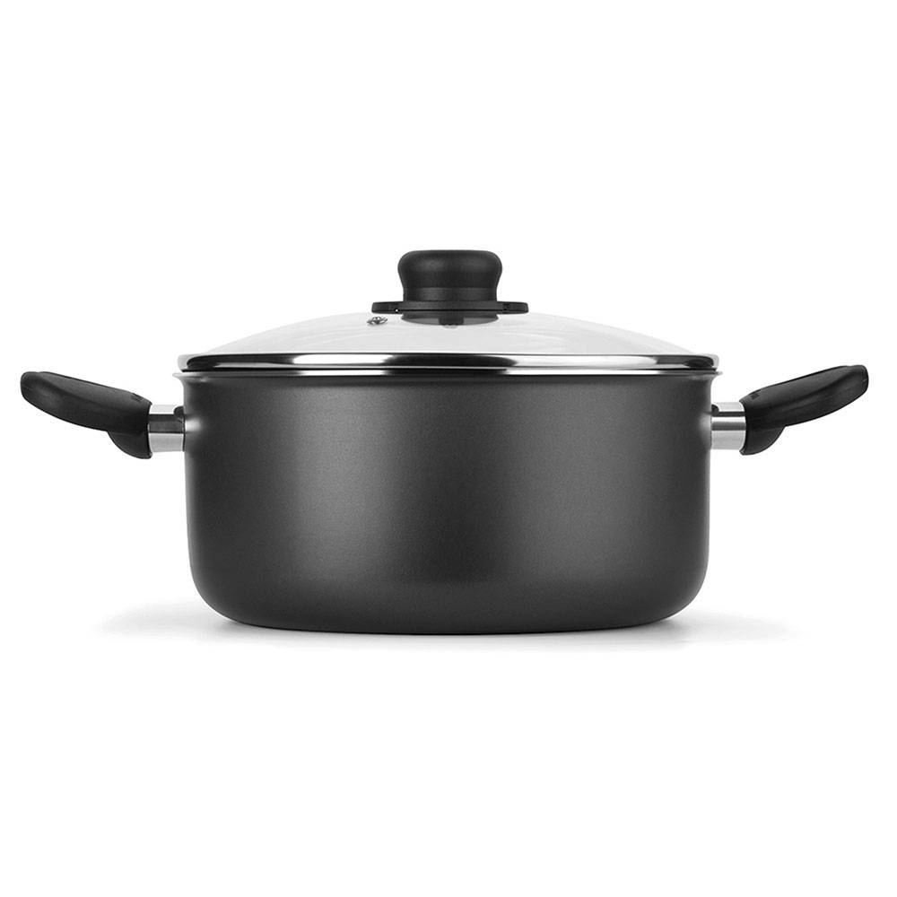 Cacerola Gris 26x18cm con Mango de Baquelita y con Revestimiento Antiadherente - Ollas y Sartenes | Bylmo