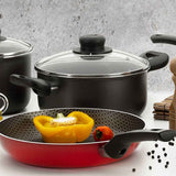 Cacerola Gris 26x18cm con Mango de Baquelita y con Revestimiento Antiadherente - Ollas y Sartenes | Bylmo