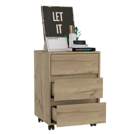 Cajonera Office Duna 46.4x66cm De Tres Hileras con Tres Cajones - Cajoneras | Bylmo