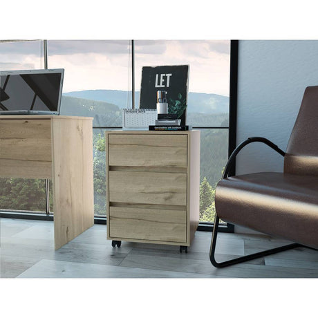 Cajonera Office Duna 46.4x66cm De Tres Hileras con Tres Cajones - Cajoneras | Bylmo
