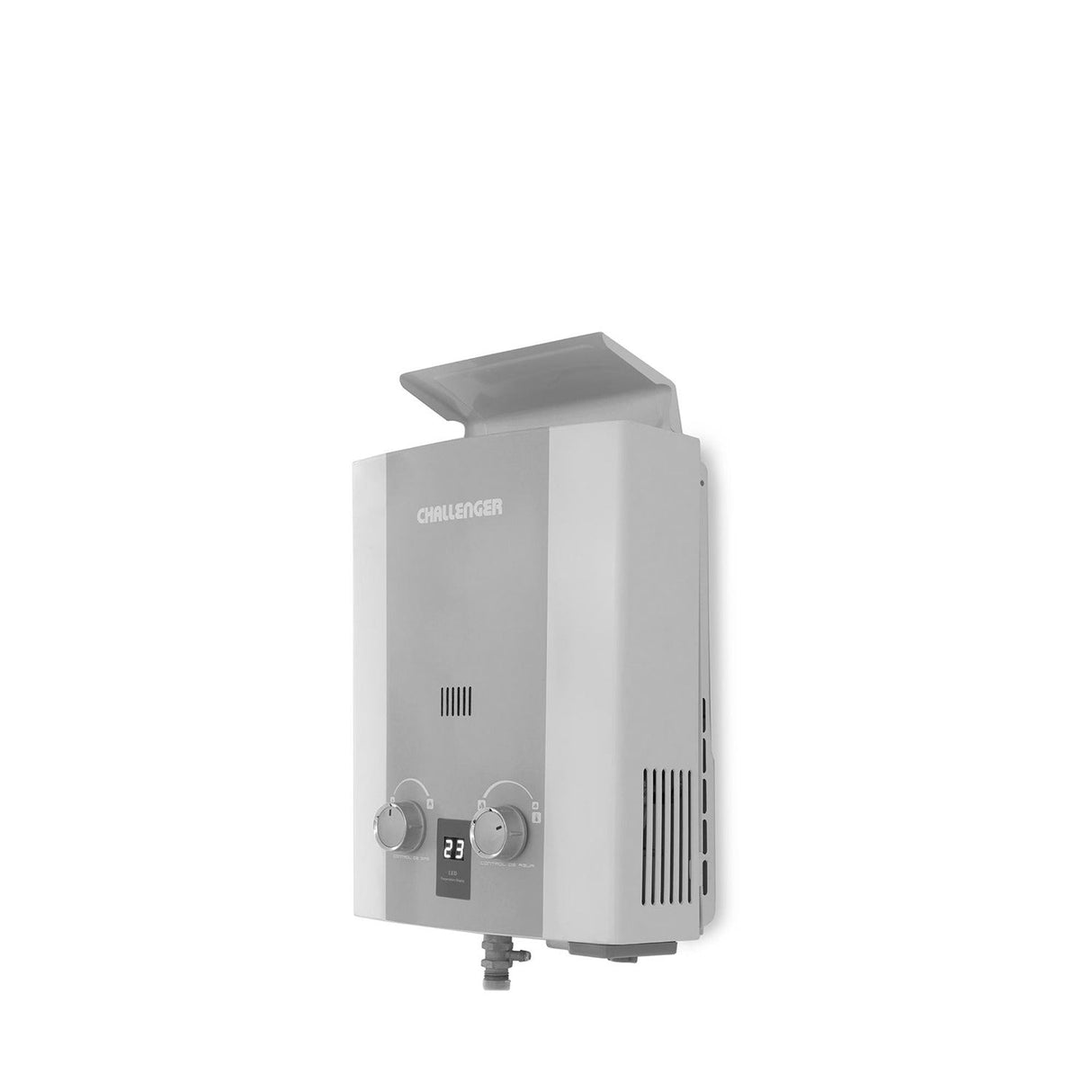 Calentador WHG 29 cm Blanco a Gas de Tiro Natural para 5,5 Litros - Electrodomesticos | Bylmo