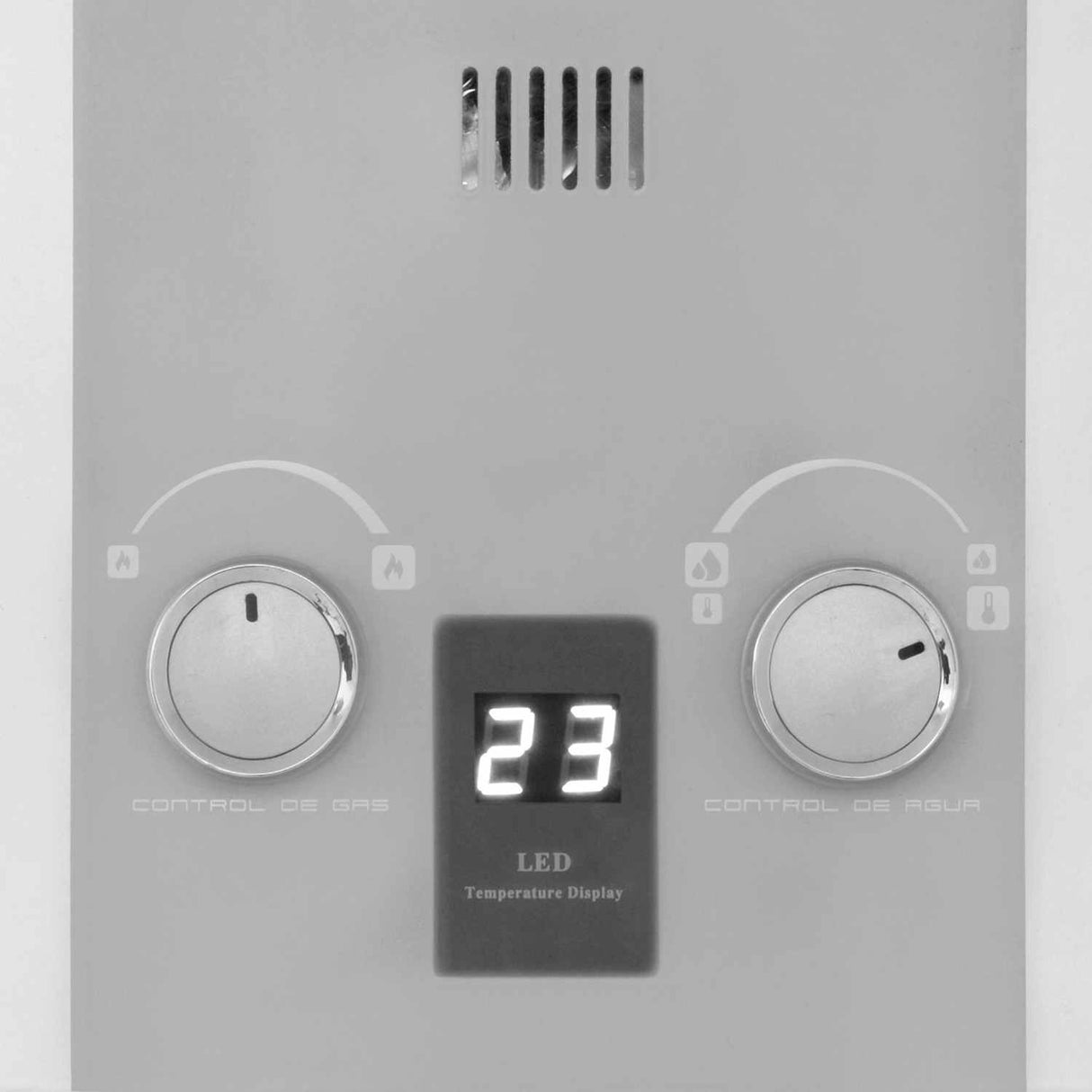 Calentador WHG 29 cm Blanco a Gas de Tiro Natural para 5,5 Litros - Electrodomesticos | Bylmo