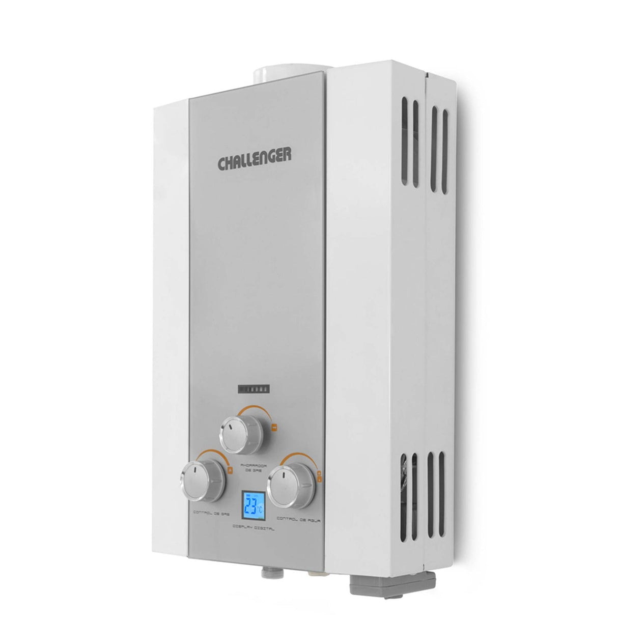 Calentador WHG 29 cm Blanco a Gas de Tiro Natural para 6 Litros - Electrodomesticos | Bylmo