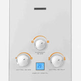 Calentador WHG 35 cm Blanco a Gas de Tiro Natural para 10 Litros - Electrodomesticos | Bylmo