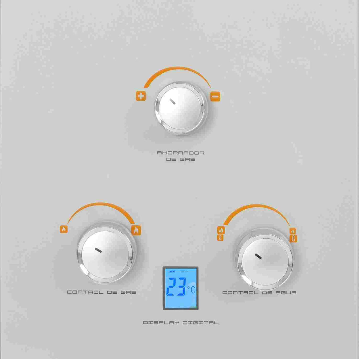 Calentador WHG 42 cm Blanco a Gas de Tiro Forzado para 16 Litros - Electrodomesticos | Bylmo