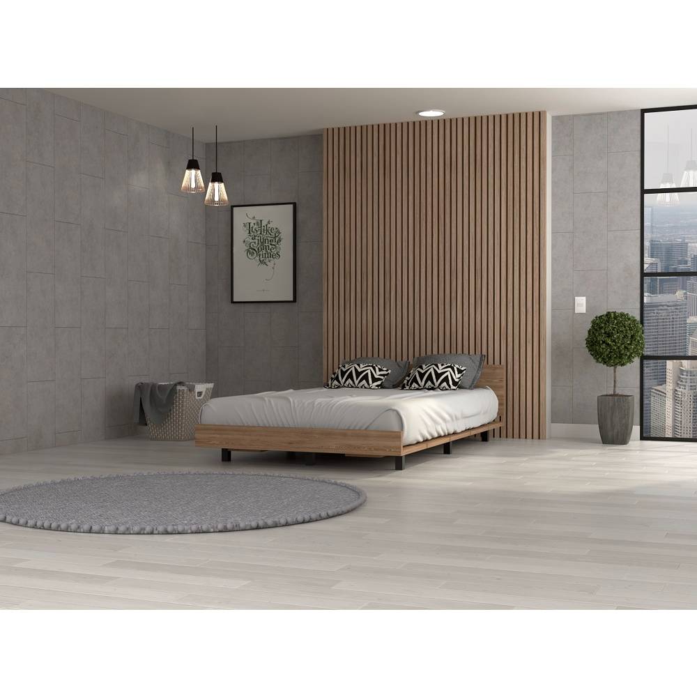 Cama Kaia Plus 120 cm Miel Para Colchón Sencillo 100 cm - Camas | Bylmo