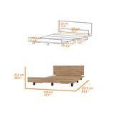 Cama Kaia Plus 120 cm Miel Para Colchón Sencillo 100 cm - Camas | Bylmo