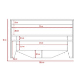 Cama Ponova Doble 140 cm Habano - Camas | Bylmo