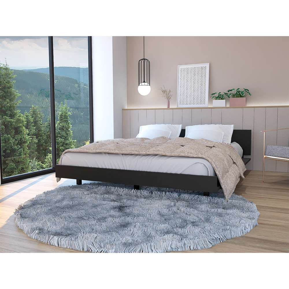 Cama Kaia Plus Queen 160 cm Wengue - Camas | Bylmo