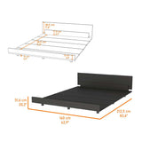 Cama Kaia Plus Queen 160 cm Wengue - Camas | Bylmo