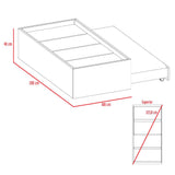 Cama Tarima Florencia Caramelo 200x49cm para Colchón Sencillo 100 X 190 Cm - Camas | Bylmo
