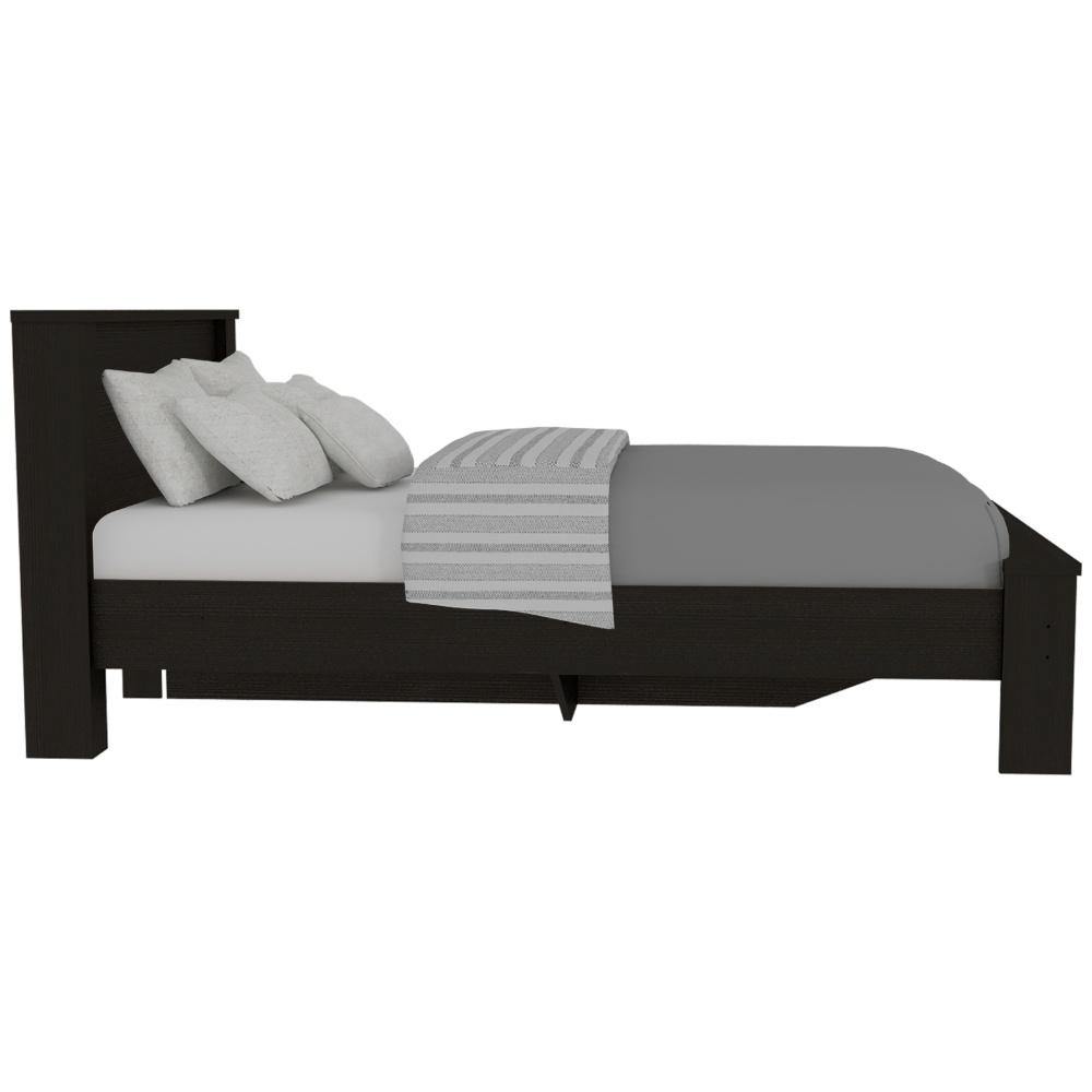 Cama Nápoles Semidoble 120 cm Wengue - Camas | Bylmo