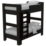 Camarote Palmetto Sencilla 100 cm Wengue Dos Niveles - Camas | Bylmo