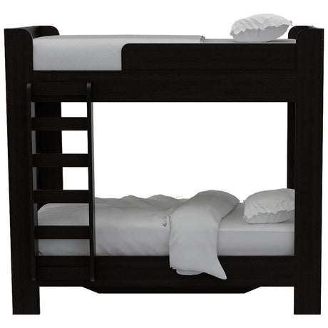 Camarote Palmetto Sencilla 100 cm Wengue Dos Niveles - Camas | Bylmo