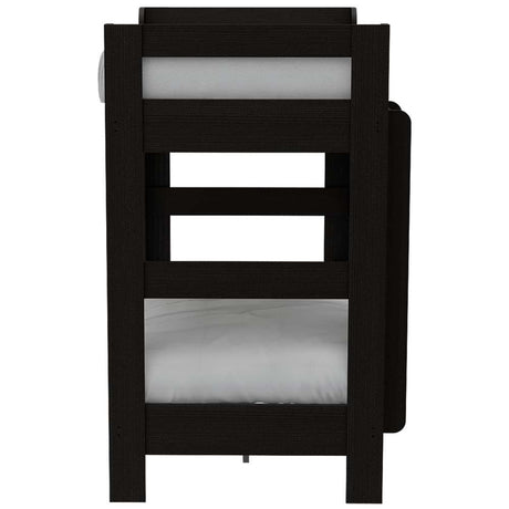 Camarote Palmetto Sencilla 100 cm Wengue Dos Niveles - Camas | Bylmo