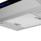 Campana Horizontal acero / cristal 60 cm 3 velocidades - Cocinas | Bylmo