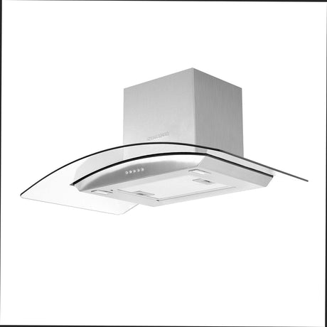Campana Isle One 80 Cm Gris Tipo Isla De Tres Velocidades - Cocinas | Bylmo
