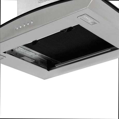 Campana Isle One 80 Cm Gris Tipo Isla De Tres Velocidades - Cocinas | Bylmo