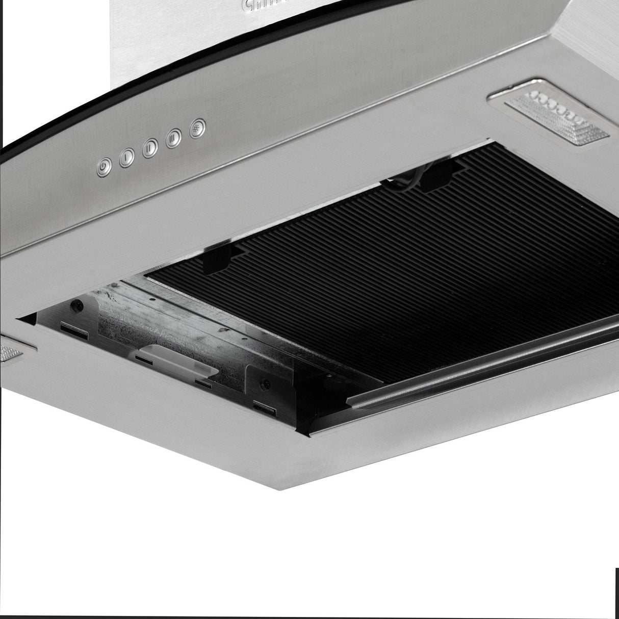 Campana Peninsula 80 Cm Gris Tipo Isla De Tres Velocidades - Cocinas | Bylmo