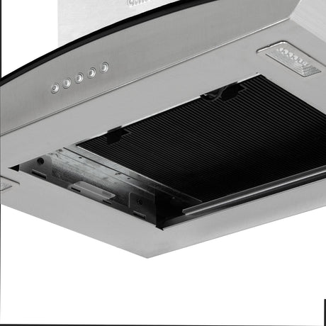 Campana Peninsula 80 Cm Gris Tipo Isla De Tres Velocidades - Cocinas | Bylmo