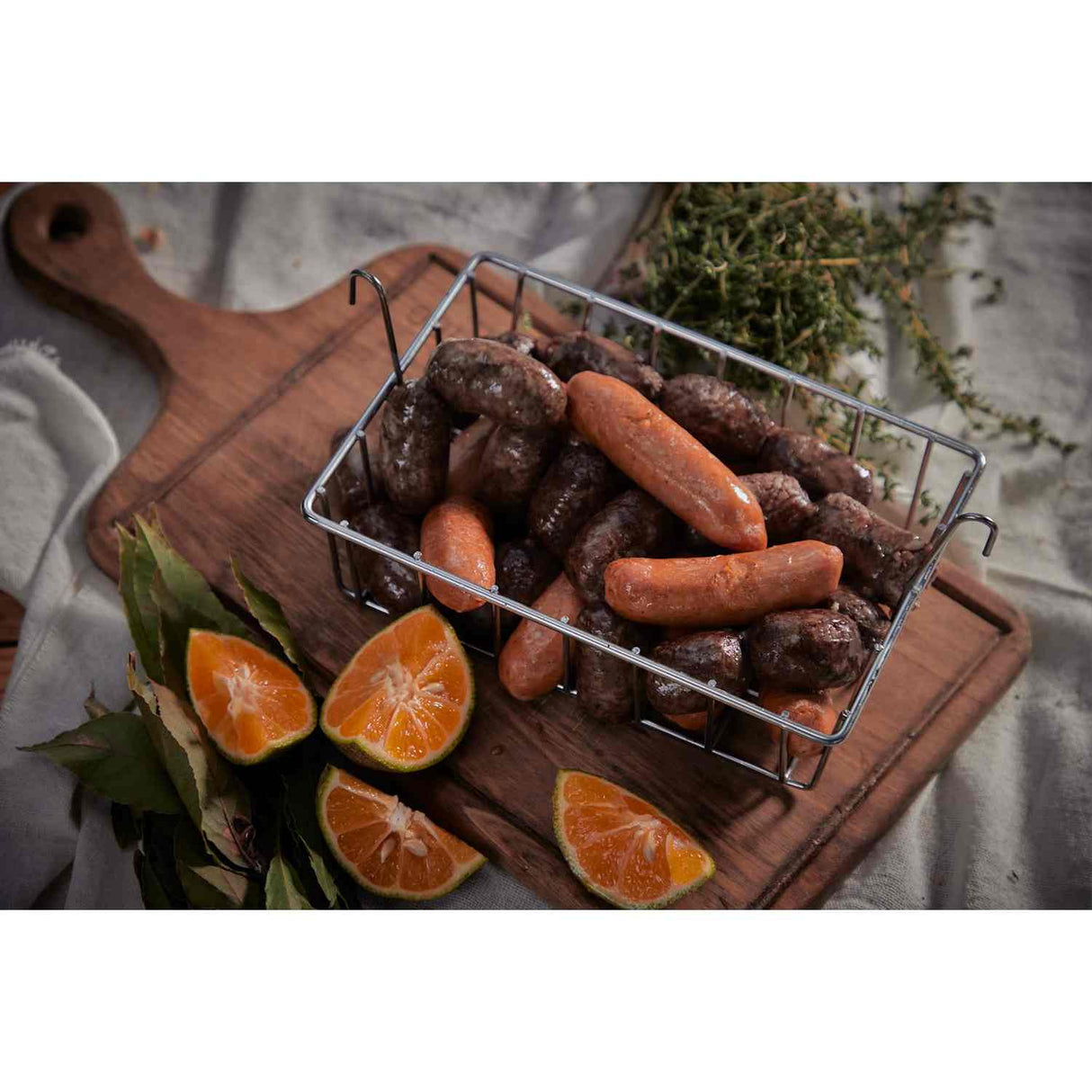 Canastilla de Acero Inoxidable Plateado 27x12cm Resistente al Calor