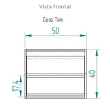 Casa para Mascotas Tom 50 cm Caramelo Para Gatos - Muebles para Mascotas | Bylmo