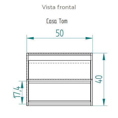 Casa para Mascotas Tom 50 cm Caramelo Para Gatos - Muebles para Mascotas | Bylmo
