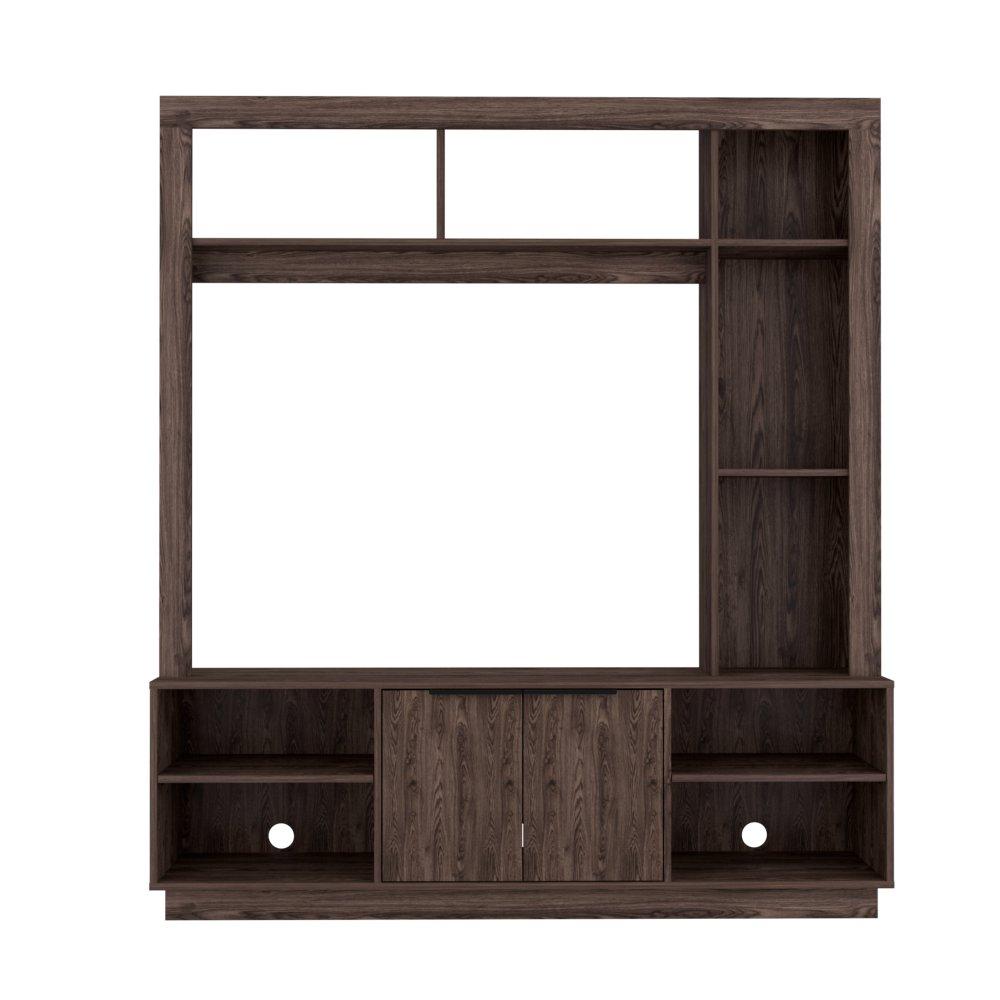 Centro de Entretenimiento San Pedro Coñac 160 cm con Dos Puertas - Muebles para TV | Bylmo