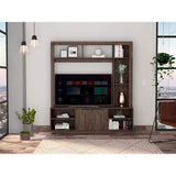 Centro de Entretenimiento San Pedro Coñac 160 cm con Dos Puertas - Muebles para TV | Bylmo