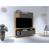 Centro de Entretenimiento Kalima Macadamia 150 cm con Dos Puertas - Muebles de TV | Bylmo