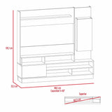 Centro de Entretenimiento Ravena Duna 180 cm con Entrepaños - Muebles de TV | Bylmo