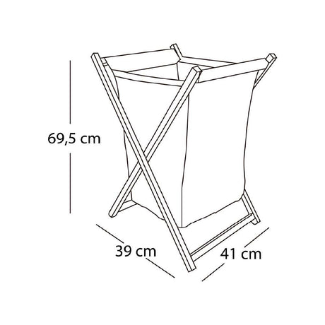 Cesta de Ropa Deluxe 41 cm - Cajoneras | Bylmo