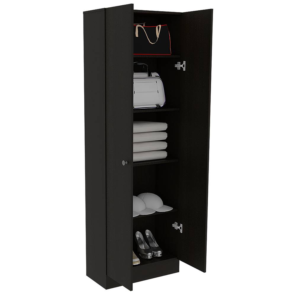 Closet Home Wengue 60x180cm sin Cajones con 4 Entrepaños - Closets | Bylmo