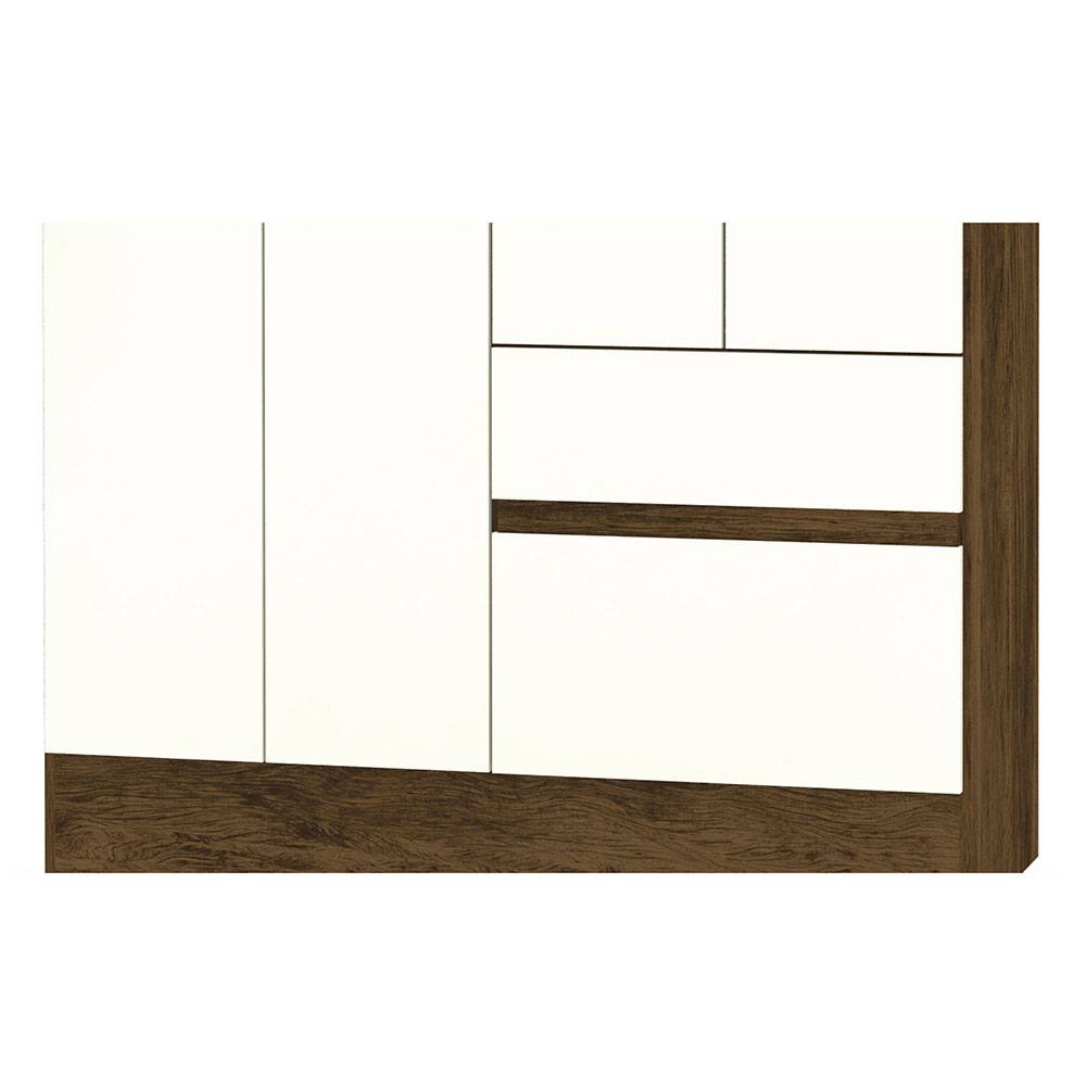 Closet Bonic Marron y Blanco 102.6x181cm con 1 Cajones con 1 Entrepaños - Closets | Bylmo