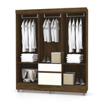 Closet Valent Blanco 153 cm con Seis Puertas y Dos Cajones