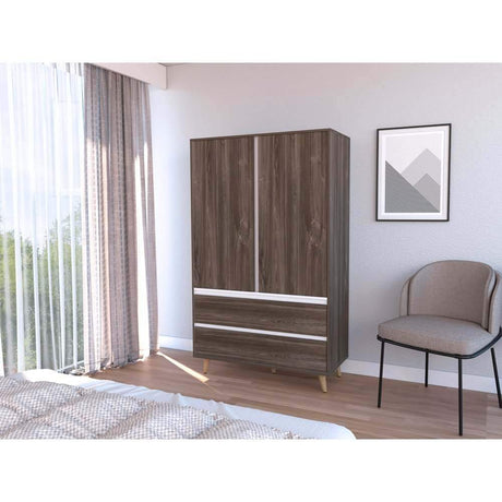 Closet Almería Siena 100 cm con Dos Puertas y Dos Cajones - Closets | Bylmo