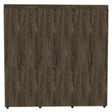 Closet Amatista Coñac y Blanco 180x181.5cm con 2 Cajones con 2 Entrepaños - Closets | Bylmo