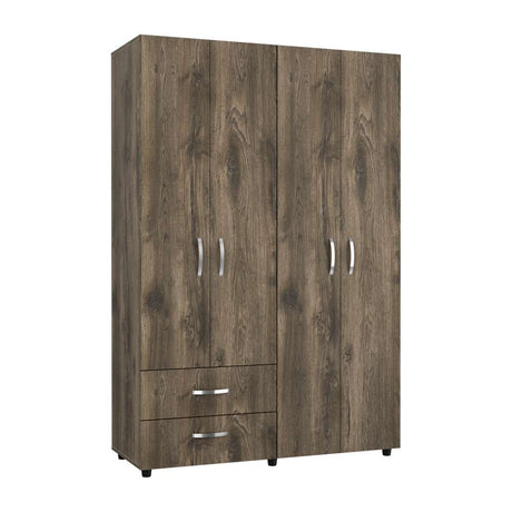 Closet Ankora Bellota 120 cm con Cuatro Puertas y Dos Cajones - Closets | Bylmo