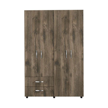 Closet Ankora Bellota 120 cm con Cuatro Puertas y Dos Cajones - Closets | Bylmo